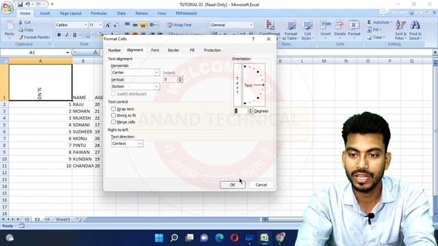 Home Menu ka Alignment Group || #Excel Mai wrap text ka use || #AnandTechnical смотреть онлайн
