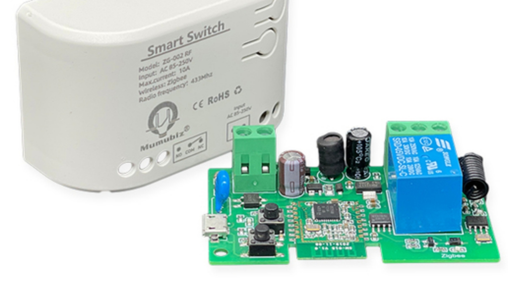 Модуль переключателя для умного дома Zigbee Tuya Smart home switch module смотреть онлайн