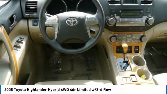 2008 Toyota Highlander Hybrid 4T180225A смотреть онлайн