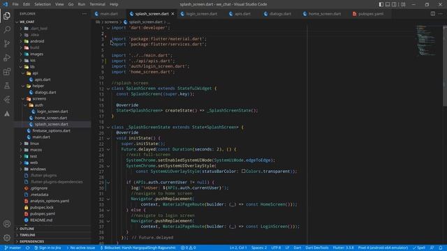 14.Simple Project Structure (Similar to MVVM) & Class with Static Members | Chatting App In Flutter смотреть онлайн