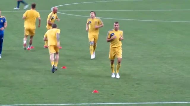 Разминка перед матчем Украина-Франция HD смотреть онлайн