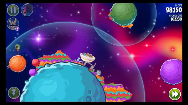 Angry Birds Space: FROOT LOOPS BLOOPERS K-3 Walkthrough 3 Stars смотреть онлайн
