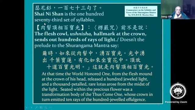 DM Heng Chih: Significance of Shurangama Mantra Syllables Shai Ni Shan uṣṇīṣaṃ 恒持法師: 楞嚴咒 瑟尼釤意義之概要 смотреть онлайн
