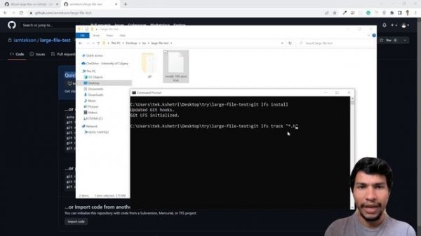 GitHub upload large files | Push your large file to github | git lfs | GeoDev