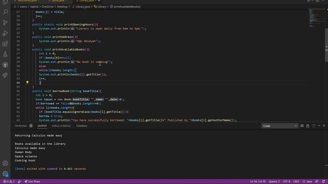 مشروع المكتبة | Java OOP Library project смотреть онлайн