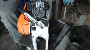 Бензопила Штиль, замена цепи 0,325 дюйма на три восьмых дюйма