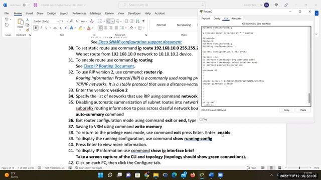CIS40A Lab 8: Packet Tracer смотреть онлайн