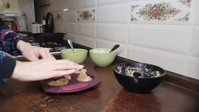 Овсяные кексы с творогом