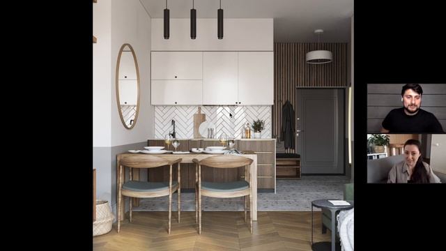 Звоню дизайнеру! Проект квартиры-студии 40м2 для ночёвки смотреть онлайн