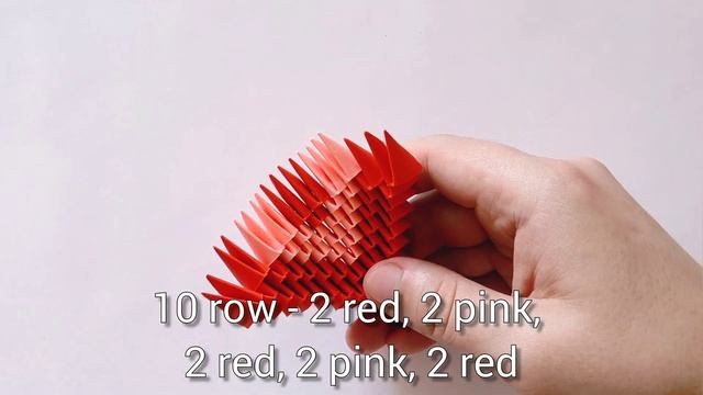 3D ORIGAMI HEART | How to make a modular heart | Origami valentine смотреть онлайн