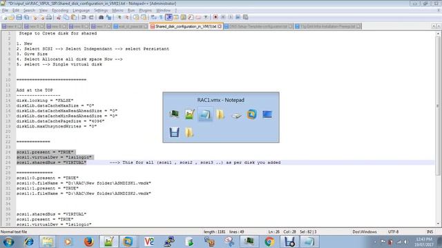 1 hardware and shared storage--ORACLE RAC INSTALLATION ON VMWARE смотреть онлайн