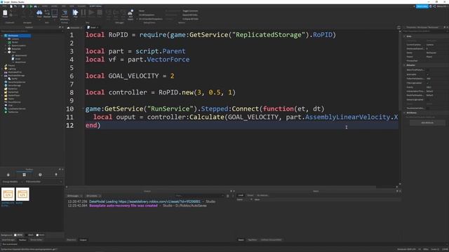RoPID: PID Module for Roblox Studio! смотреть онлайн