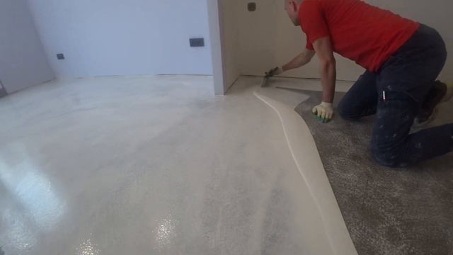 Как сделать наливной эпоксидный пол? Пол в квартиру под мрамор. смотреть онлайн