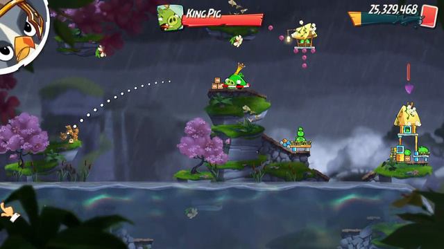 Angry Birds 2 PC (Windows 11) King Pig Panic (KPP) with Stella for extra Bubbles card (Jan 4, 2023) смотреть онлайн