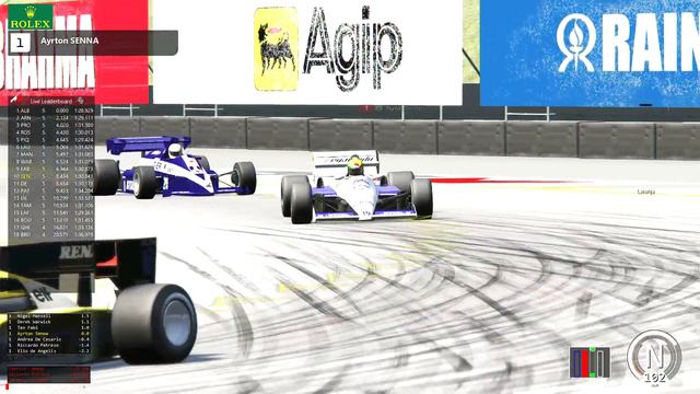 Assetto Corsa - F1 1984 - Ayrton Senna na Toleman - 4º Lugar em Interlagos - Mod. смотреть онлайн