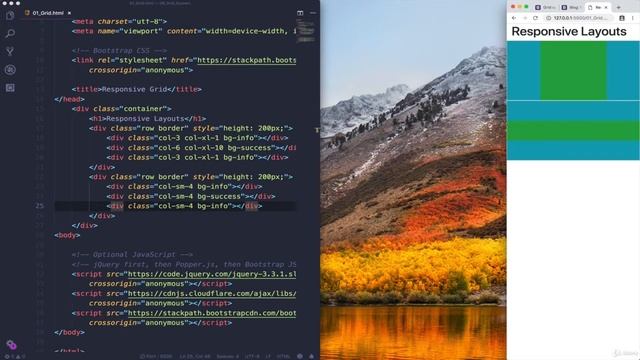 How to AddThe Responsive Grid in Bootstrap 4 || Gird System in Bootstrap 4 || #TheWebSeeker смотреть онлайн