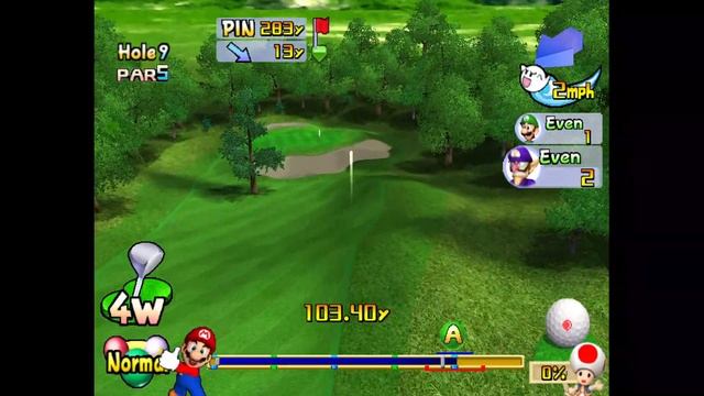 Mario Golf: Toadstool Tour (Nintendo GameCube) - Character Match - Luigi vs. Waluigi смотреть онлайн