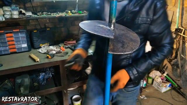 БУР.Толковый садовый бур.Отличный садовый бур своими руками.КАК сделать Идеальный земляной бур.