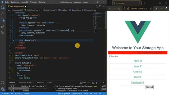 Components in VUE JS 1 Marquee Tag in 2022 смотреть онлайн