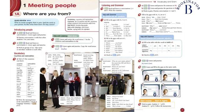 Face2Face Elementary Student's Book. Unit 1