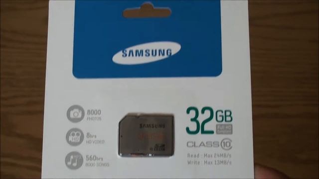 Samsung 32GB Secure Digital (SD) Card MB-SSBGA High Speed Series (unboxing) смотреть онлайн