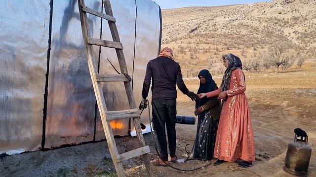 Nomadic Resilience: A Mother's Courageous Journey Through Mountain Life