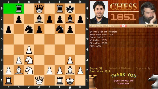 Nakamura, Hikaru Vs Fressinet, L 2004 #chess #chessgame #chesshistory #nakamurahikaru