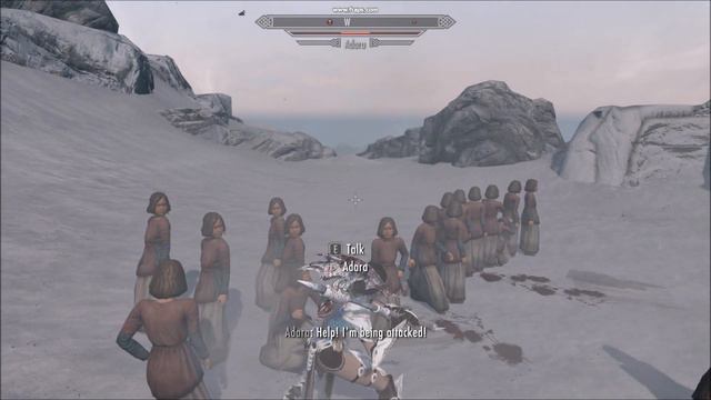 Child Launching off of Throat of the World - Skyrim Mod смотреть онлайн