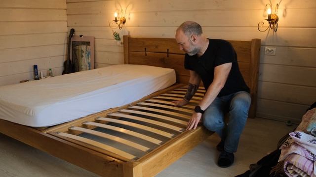 СКРИПИТ кровать? Кровать из дуба спустя 2 года эксплуатации. смотреть онлайн