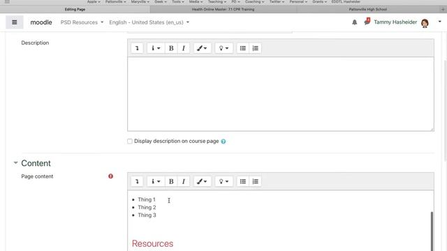 Moodle - Editing Text смотреть онлайн