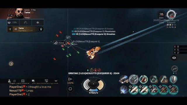 EVE Echoes SOLO PVP: Vexor II смотреть онлайн