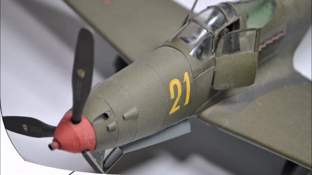 Bell P-39 Airacobra - kartonowy model w skali: 1/33 [modelarstwo kartonowe, paper model] смотреть онлайн