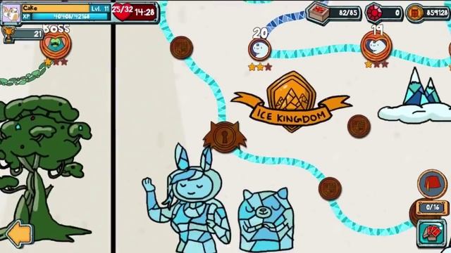 Card Wars Fionna and Cake Adventure Ice Kingdom Quest 22 Adventure Time Cards Games смотреть онлайн