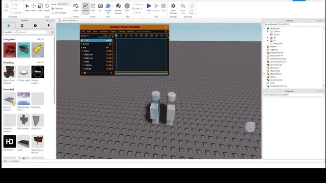 Как анимировать 2 персонажей в Roblox Studio (Moon Animator) смотреть онлайн