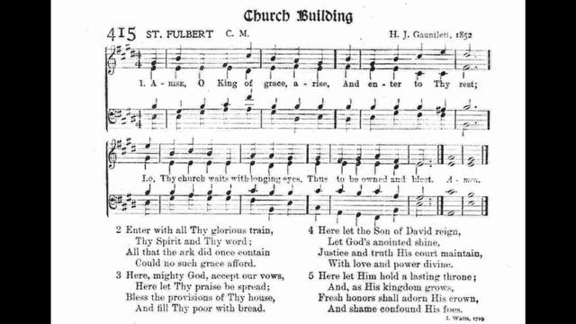 Arise, O King of Grace, Arise (St Fulbert) смотреть онлайн