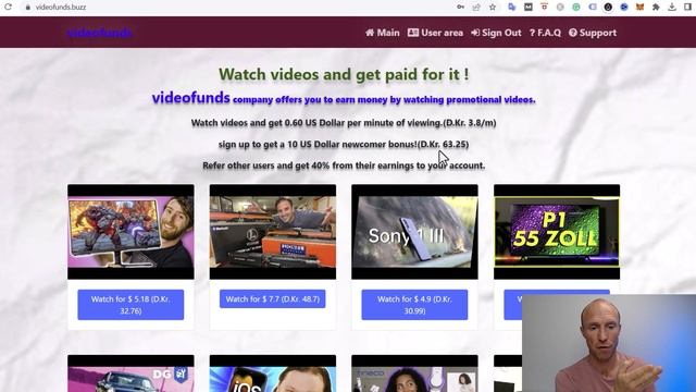 $0.60 Per Minute Watching YouTube Videos? Videofunds.buzz Review (Untold Truth) смотреть онлайн