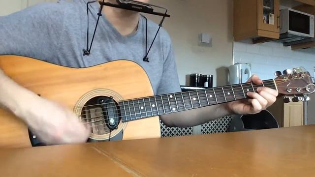 Bob Dylan-Blowin' In The Wind (Cover) with Harmonica. смотреть онлайн