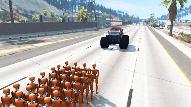 Minecraft Monster Truck VS GTA 5 Monster Truck VS Beamng drive Monster Truck - WHERE IS BEST? смотреть онлайн