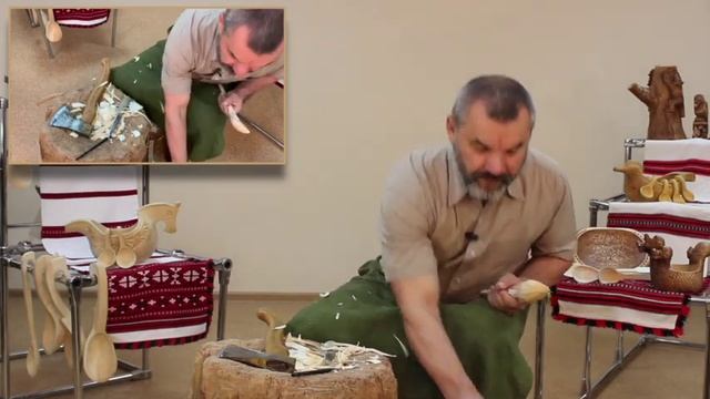 Изготовление деревянной ложки смотреть онлайн