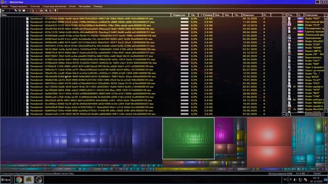 Как найти куда пропадает место на компьютере , программа для поиска места на диске WinDirStat смотреть онлайн