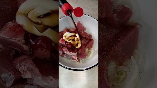 Шашлык в ДУХОВКЕ из свиной вырезки. смотреть онлайн