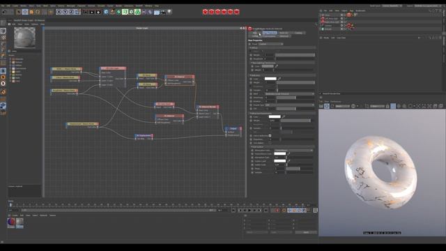 Create Procedural Textures in Redshift w. Maxon Noise - Tutorial - Part 2 смотреть онлайн