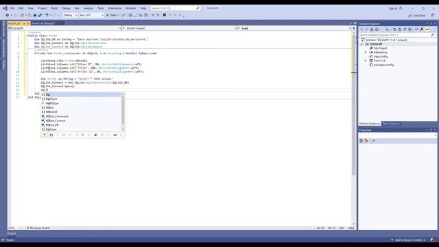 How to Load a Record in Listview from SQLite Database using VB Net смотреть онлайн