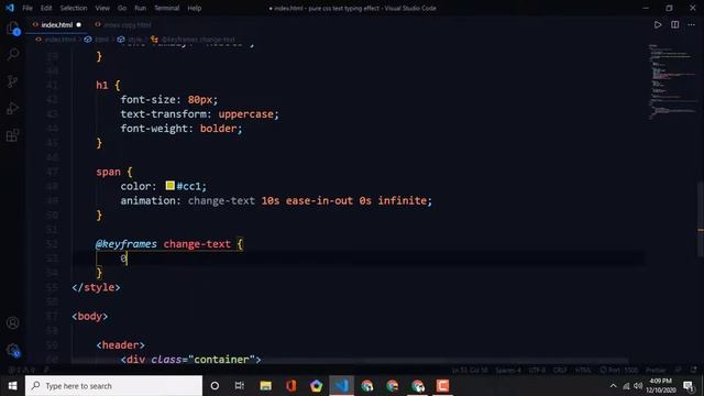 Pure CSS3 Text Changing Animation Effect ? | CSS Text Animation | No JavaScript смотреть онлайн