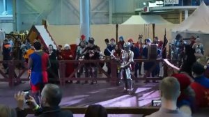 Бой на топорах   Бой на двуручных мечах  Рекон 2018  СПБ