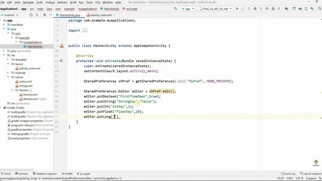 Shared preference in android studio | Saving data in android phone | Android tutorials in hindi |#7 смотреть онлайн