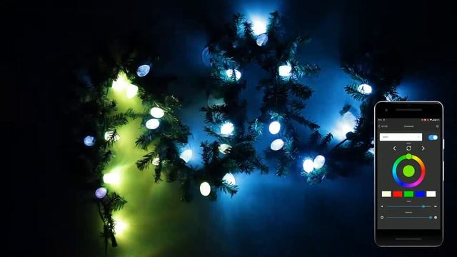 Умная гирлянда MAKSILED с управлением с телефона смотреть онлайн