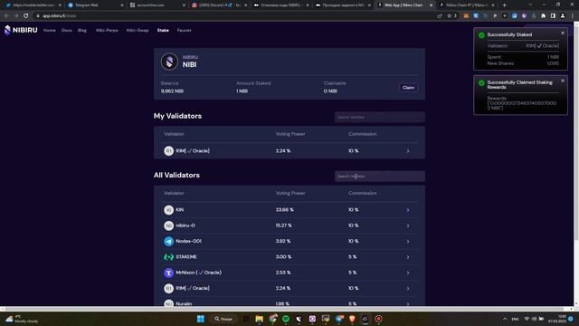 Установка ноды NIBIRU + Выполняем задания за которые получим монеты в MAINNET смотреть онлайн