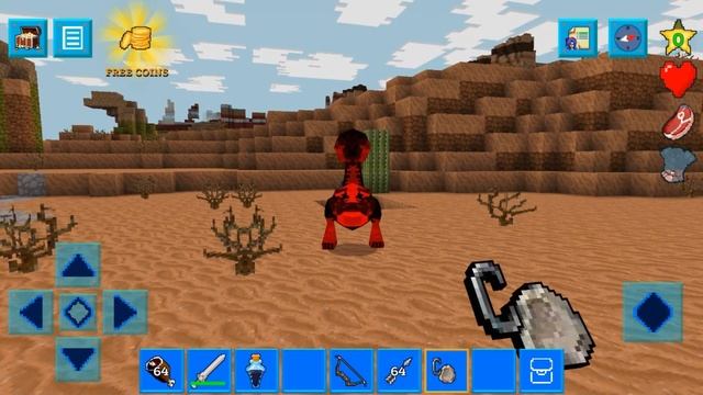 FIGHT: Creeper+Scorpion || RealmCraft Game with Skins Export to Minecraft смотреть онлайн