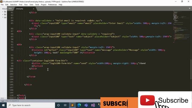 PHP Send Email using PHPMailer and Gmail SMTP | 100% Working смотреть онлайн
